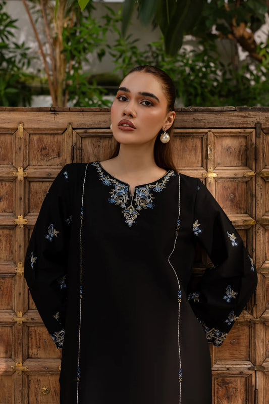 Nashwa 2Pc - Embroidered Dress