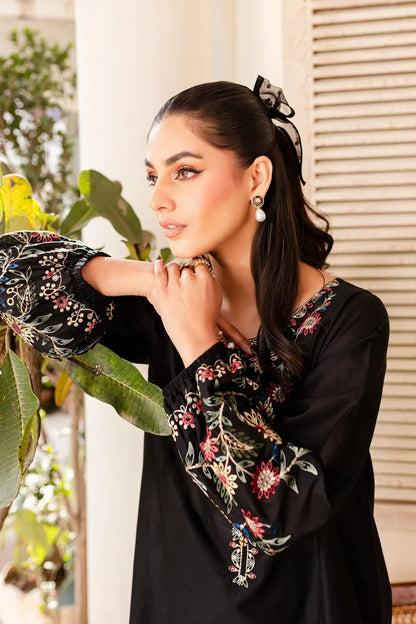 Black Beauty - Summer Lawn - 2Pc Stitched Dress