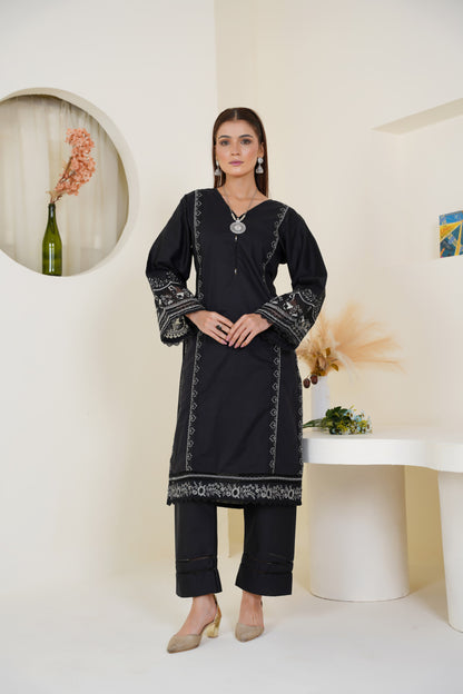 Black Rose - 2Pc Summer Lawn