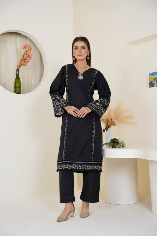 Black Rose - 2Pc Summer Lawn