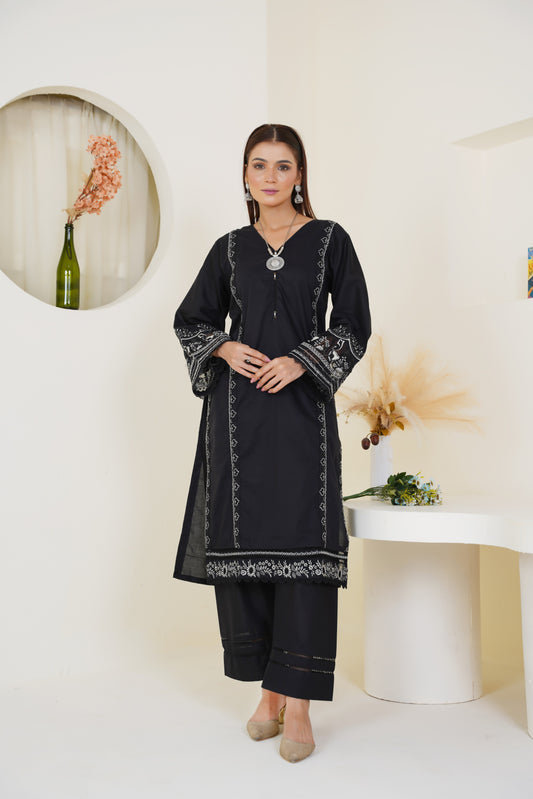 Black Rose - 2Pc Summer Lawn