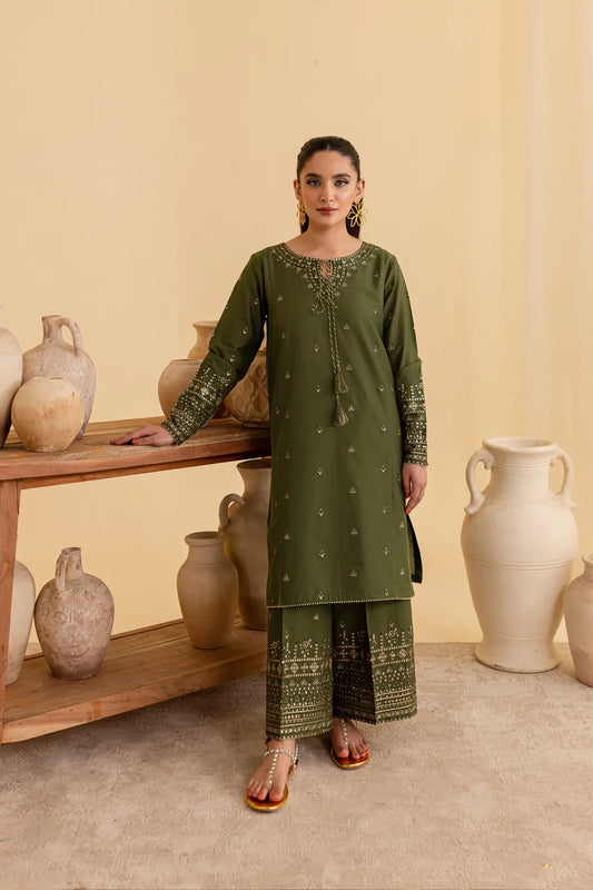 Imre 2Pc - Embroidered Dress