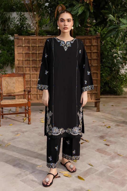 Nashwa 2Pc - Embroidered Dress