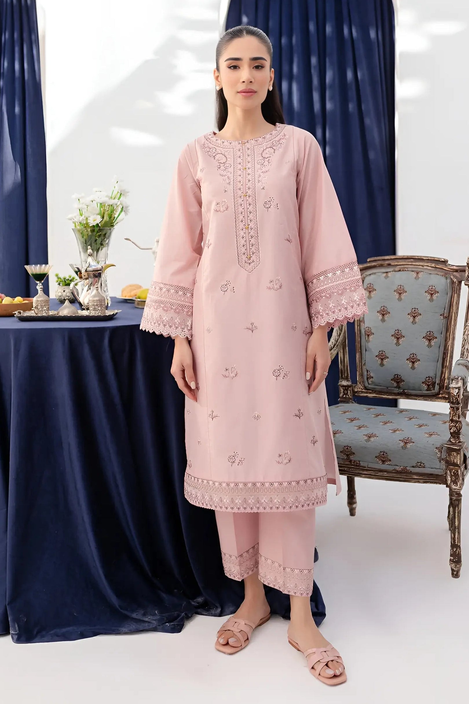 Asher - Summer Lawn 2Pc Stitched