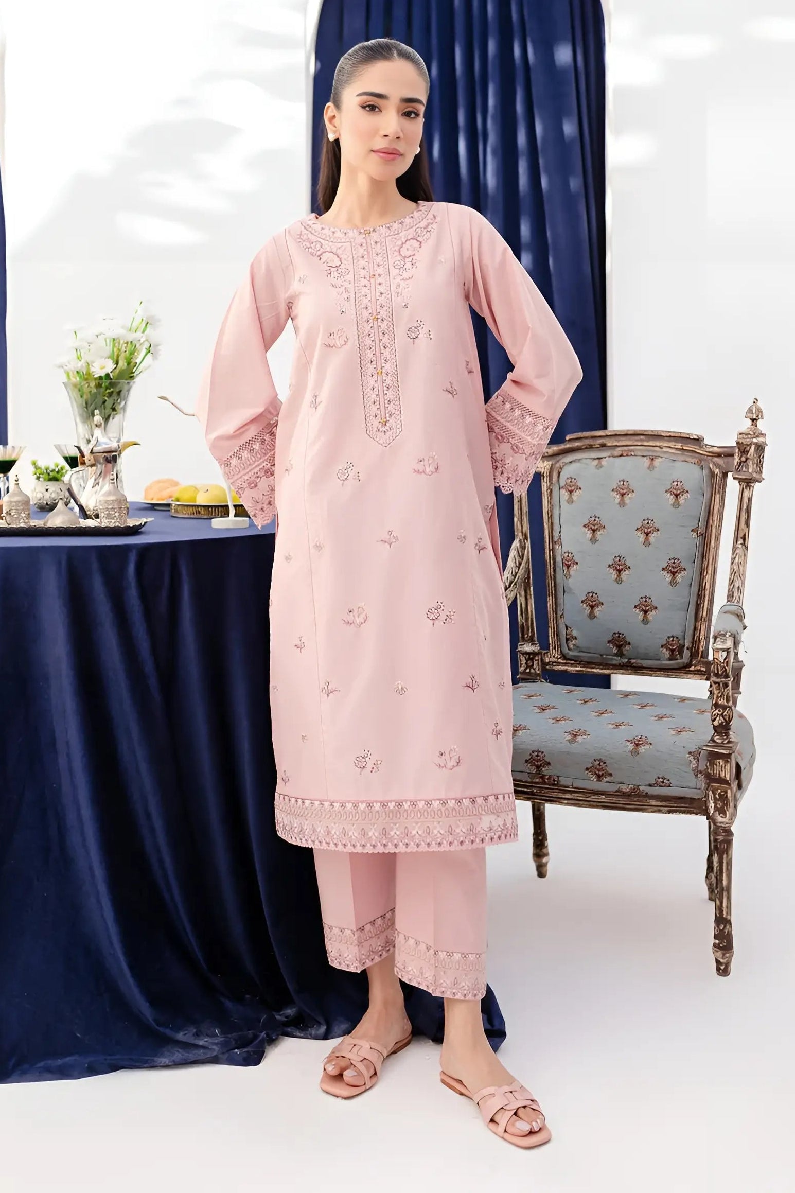 Asher - Summer Lawn 2Pc Stitched