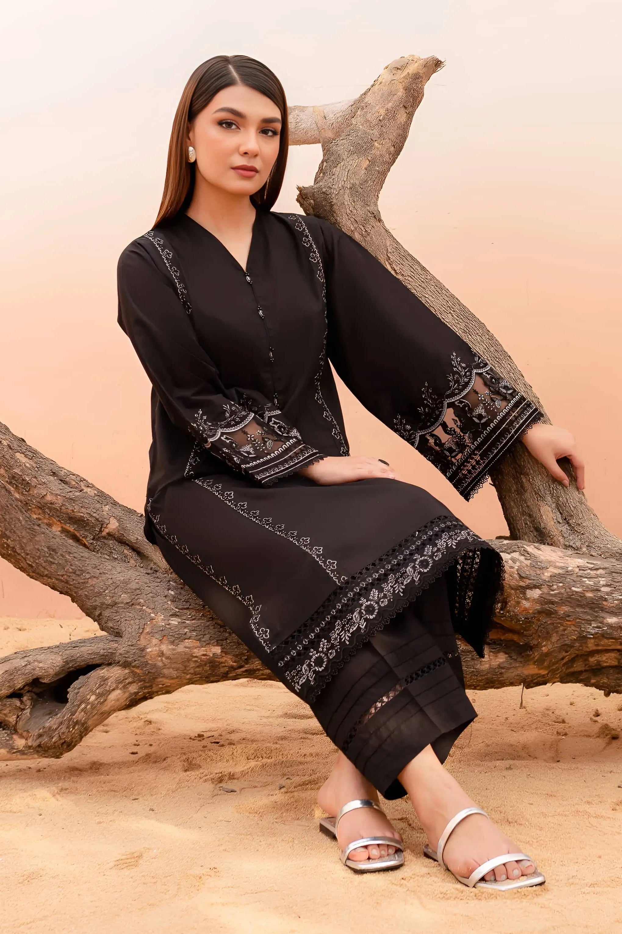Black Rose - Summer Lawn 2Pc