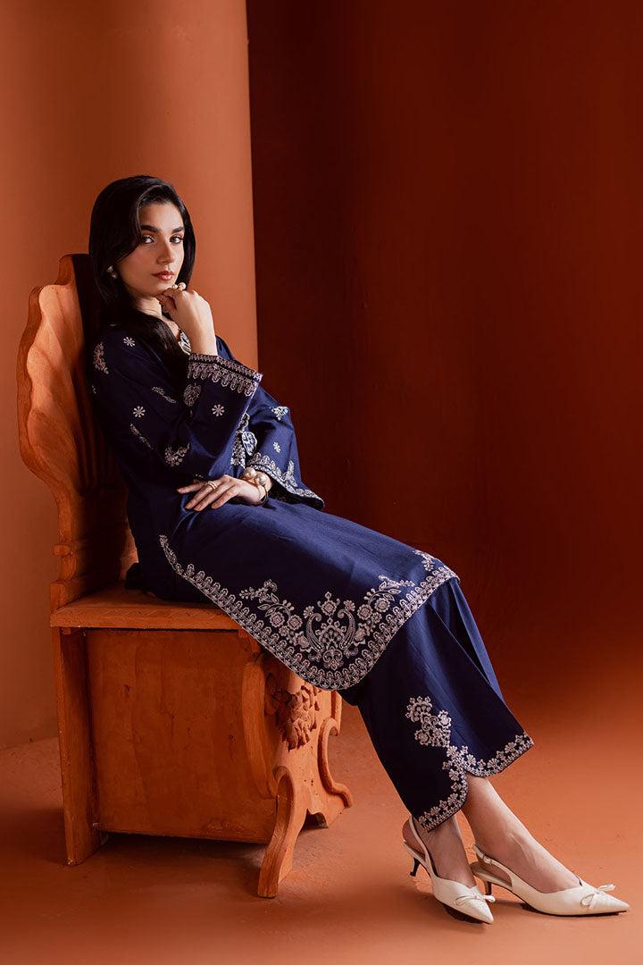 Bloomy - 2Pc Embroidered Dress