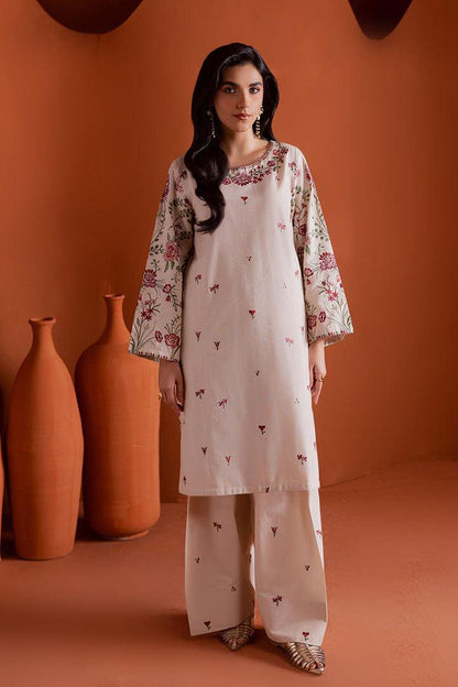 Colours - 2Pc Embroidered Dress