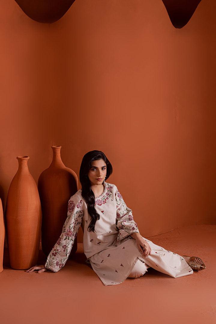 Colours - 2Pc Embroidered Dress