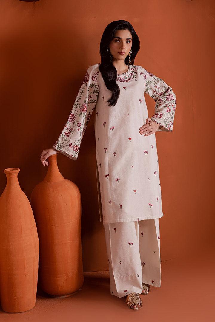 Colours - 2Pc Embroidered Dress