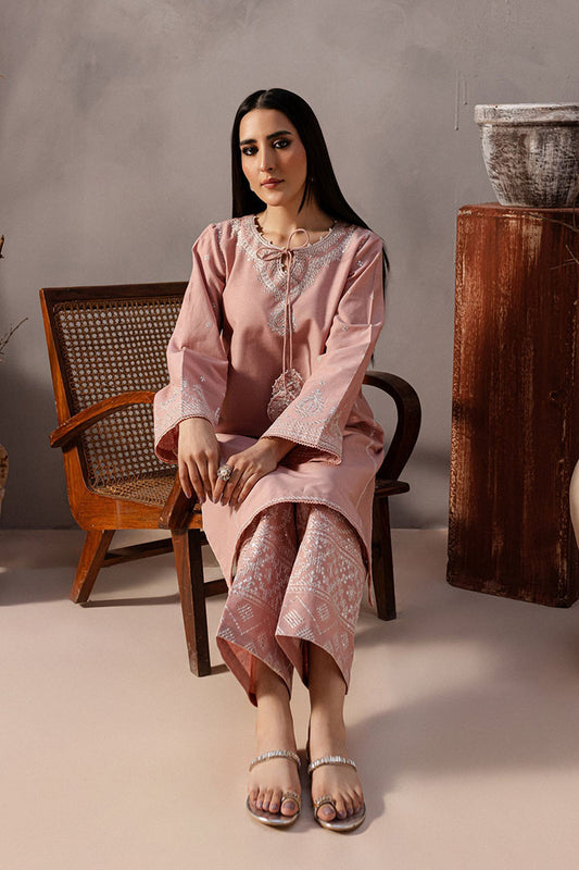 Cotton Candy - 2Pc Embroidered Dress