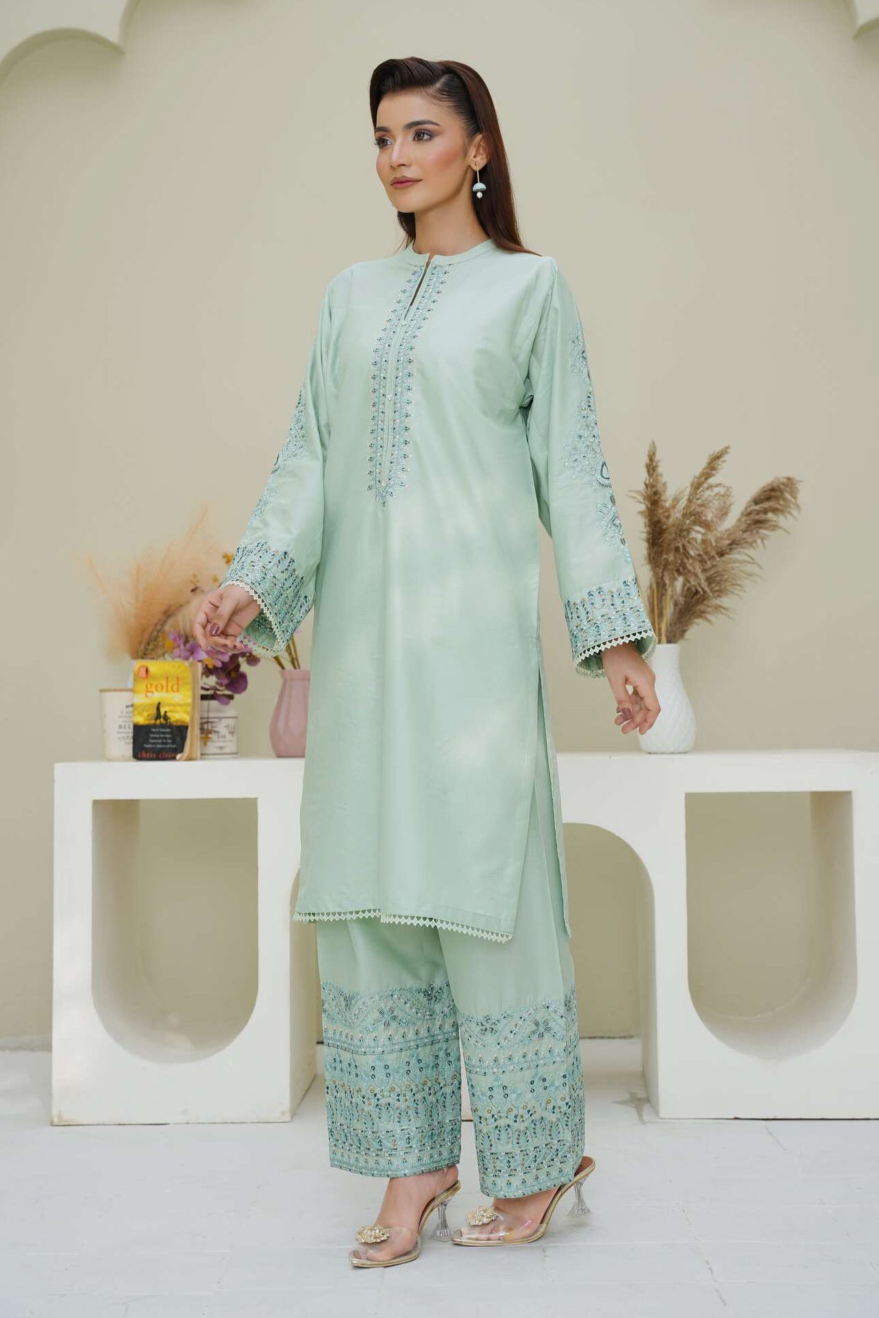 Alex - Summer Lawn 2Pc Stitched Dress