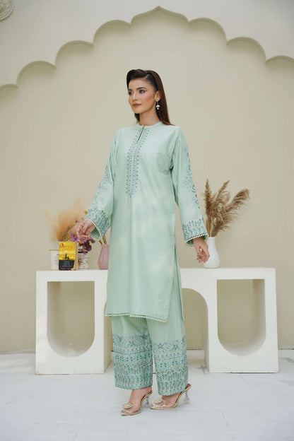 Alex - Summer Lawn - 2Pc Stitched Dress