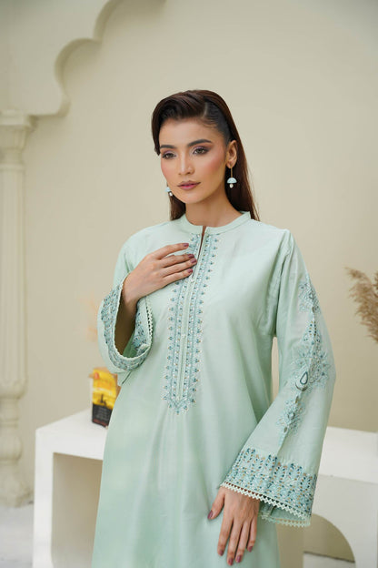 Alex - Summer Lawn - 2Pc Stitched Dress