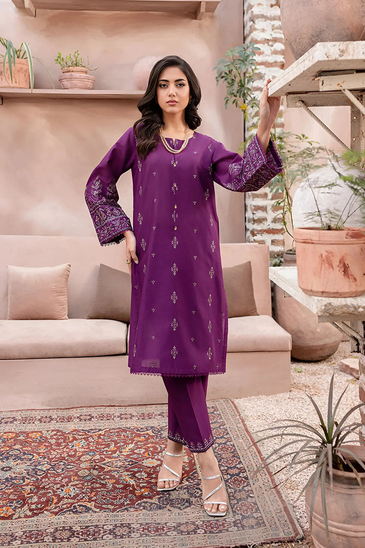 Eminence - 2Pc Embroidered Dress