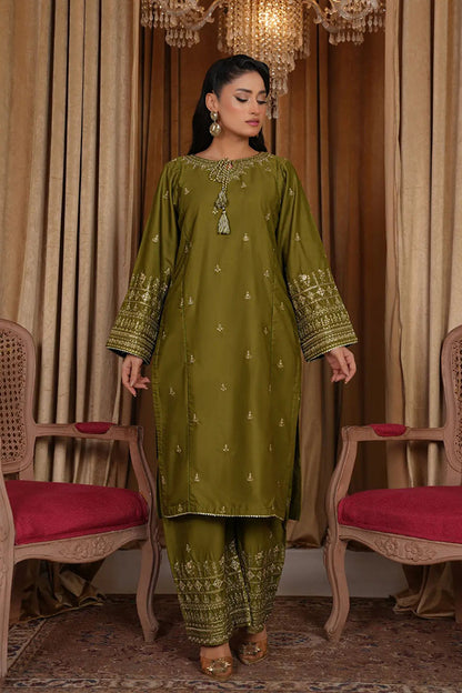 Imre - 2Pc Embroidered Dress