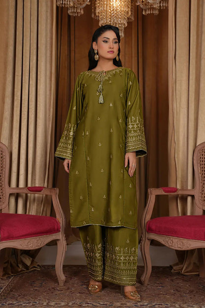 Imre - 2Pc Embroidered Dress