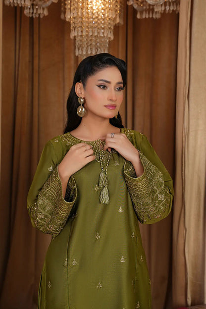 Imre - 2Pc Embroidered Dress