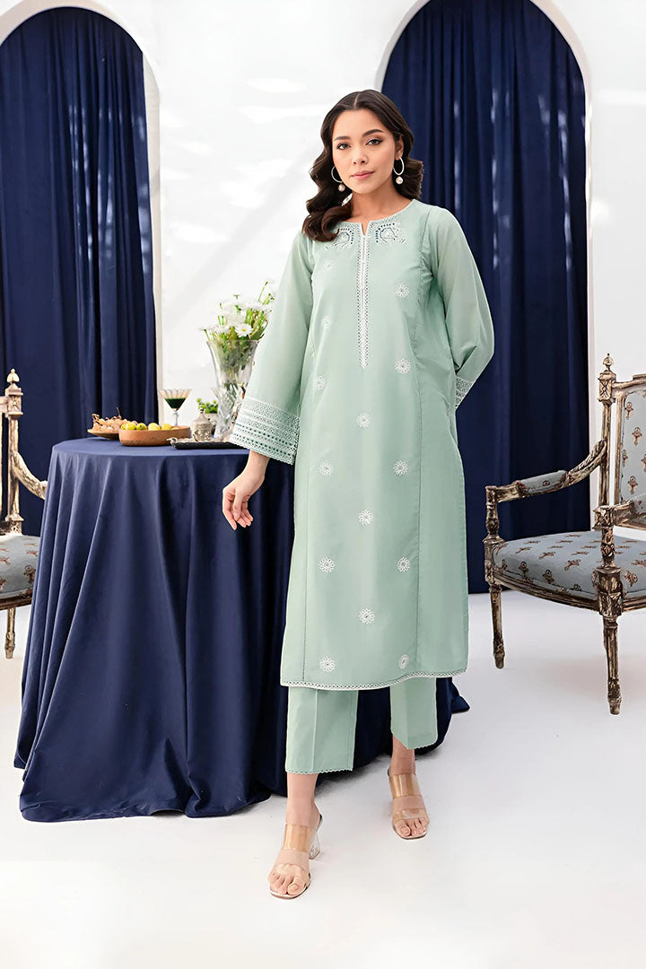 Opaline - 2Pc Embroidered Dress
