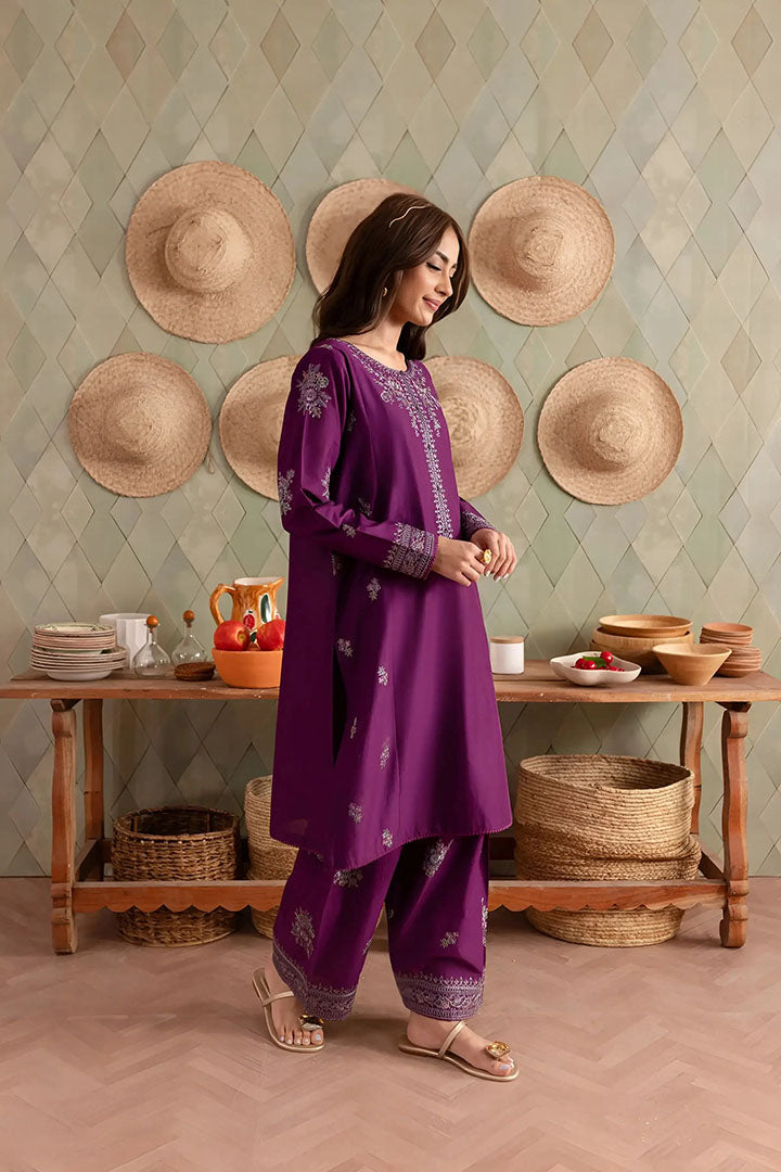 Purple Raina - 2Pc Summer Lawn