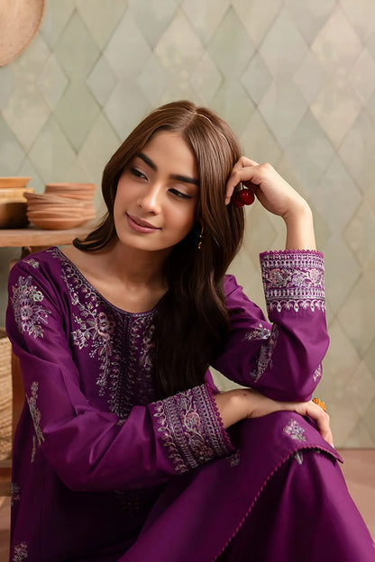 Purple Raina - 2Pc Summer Lawn