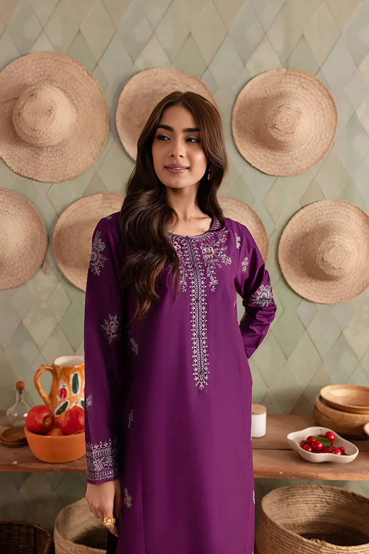 Purple Raina - 2Pc Summer Lawn