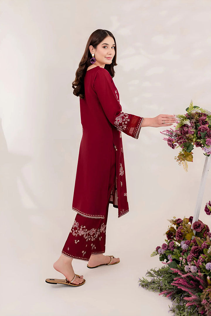 Red Blood Summer Lawn 2Pc Stitched