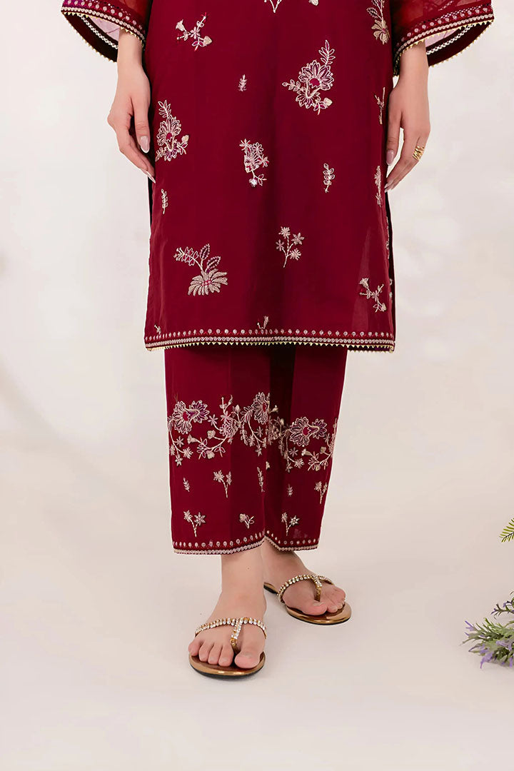 Red Blood Summer Lawn 2Pc Stitched