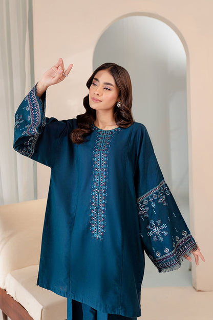 Sooya - 2Pc Embroidered Dress