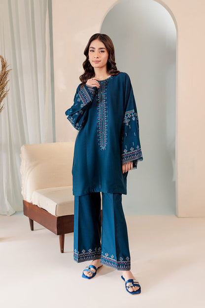 Sooya - 2Pc Embroidered Dress