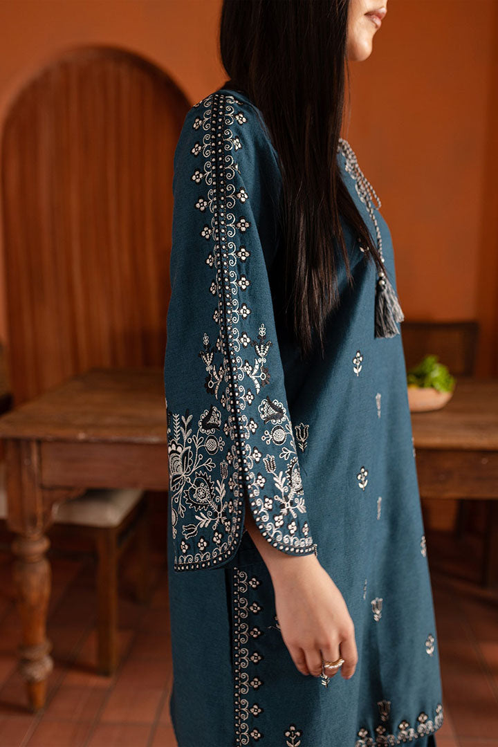 Zinc Beauty -2Pc Stitched Dress