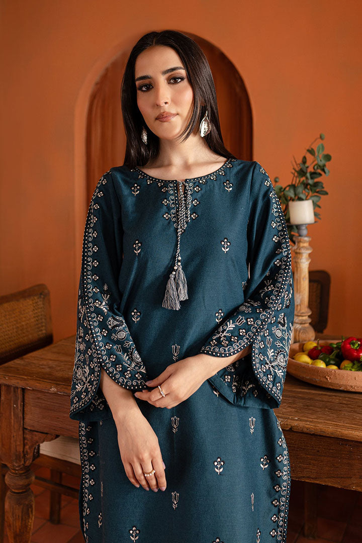 Zinc Beauty -2Pc Stitched Dress